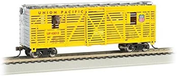 Bachmann 40' Animated Stock Car - UNION PACIFIC with HORSES - HO Scale