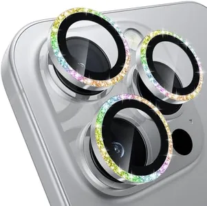 WSKEN for iPhone 16 Pro/iPhone 16 Pro Max Camera Lens Protector - [Original Shooting Model] Shatterproof Ultra HD Tempered Metal Glass Camera Screen Protector Cover Film Accessories