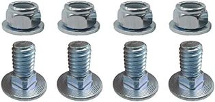 Missiscily 4-Pack 784-5581A (5/16-18) 5/8" Carriage Bolts Nuts kit fits MTD Shave Plate Scraper Bar 790-00120-0637 Snow blowers