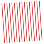 Angoily 100Pcs Spray Can Straws, Plastic Extension Straws, Red Spray Can Tip Extension Tubes, Spray Can Extension Straw