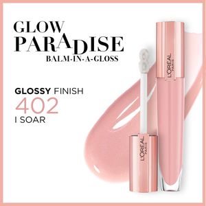 L'Oreal Paris Lip Gloss 402 I Soar, 7ml – High Shine, Pack of 1
