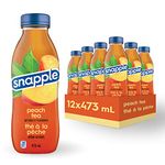 Snapple Naturally Flavoured, Peach Tea, 473mL, 12-Count