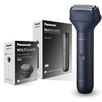 Panasonic ER-CSF1 MULTISHAPE, 3-Blade Wet & Dry Electric Shaver for Men, with rechargeable Li-ion battery handle,Modular Personal Care System