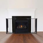 Safetots Multiple Panel Fireplace Protection Gate, 46 cm Depth x 164 cm Width, Black, Child Safety and Pet Protection, Fireplace Gate Door Safety Gate for Children and Pets, Easy Installation
