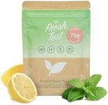 The Fresh Test, 75-gram Powder Drink Mix | Additive-Free, Non-GMO, Organic Ingredients | Mint Lemonade