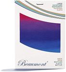 Beaumont Hazy Rainbow Musical Polishing & Cleaning Patterned Instruments Trumpet Clarinet Sax Flute Recycled Microfibre Cleaning Cloth Brass Silver 40 x 30 cm (BFC4030-HR)