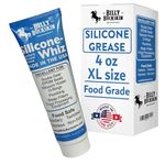 Silicone Grease, Silicone Grease for O Rings, Food Grade Sanitary Lubricant, Machine Lube, Scuba Grease, Plumbers Grease, Valve Sealant, Diving Lube, Billy Buckskin Co. Silicone-Whiz XL 4 oz. (Tube)