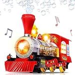 Bubble Blowing Toy Train with Light