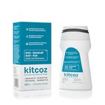 Kitcoz Daily Anti Dandruff & Anti Itch Shampoo (Non-Drying) | Reduces Up To 100% Dandruff & Itching From Source | Ceramide Complex & Salicylic Acid To Strengthen & Condition Hair | For Men & Women (100ml)