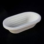 Professional Eco-Friendly 500g Oval Spiral Pattern Proofing Basket Banneton Brotform Brotformen Bread Making - Heavy Duty - Sustainable Wood Pulp Eco Friendly
