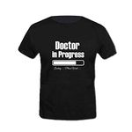 Designer Unicorn Doctor in Progress.. Loading printed polycotton Round Neck Casual T-shirt (Small 36) White