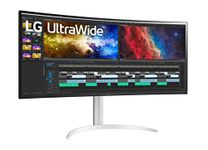 LG (38 Inch) Ultrawide Monitor Curved (3840 * 1600) Qhd IPS Display with USB Type-C, HDR 10, Dci-P3 95%, AMD Freesync, Tilt/Height Adjustable Stand, Dp, Hdmi, Head Phone Out (38Wp85C)