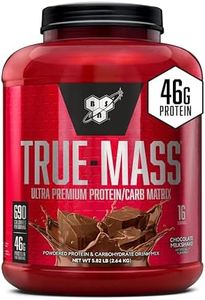 BSN TRUE-MASS Weight Gainer, Muscle Mass Gainer Protein Powder, Chocolate Milkshake, 5.82 Pound
