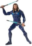 DC Comics, Double Strike Aquaman Action Figure, 12-inch, Stealth Suit, Lights & Sounds, 11 Points of Articulation, Collectible Superhero Kids Toys for Boys