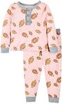 Mud Pie Girls Pajamas, Pink Football