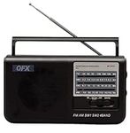 QFX R-3 Retro AM/FM Radio,Black