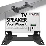 TV Speaker Wall Mount Bracket | Compatible with Bose TV Speaker Soundbar Only | Complete with Full Mounting Hardware Kit | Only Suitable for Bose TV Speaker Sound Bar | UK Design by Soundbass