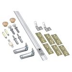 National Hardware N343-749 391D Folding Door Hardware Set in White