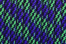 Bored Paracord Brand Paracord / Parachute Cord 7-Strand, 550 Lb. Break Strength Guaranteed U.S. Made, Type III - Dark Matter (50 feet)