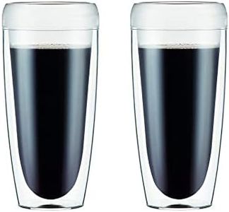 Bodum 11894-10SA PAVINA Outdoor Set of 2 Double-Walled Durable Plastic Tumblers, 0.6 litres