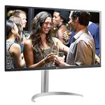 LG Electronics 32 (81.28Cm) Uhd HDR Monitor with USB-C Connectivity 90W Power Delivery,3840 X 2160 Pixels,Dci-P3 90% Colour Gamut & Hdr10,Tilt/Height/Pivot Adjustable Stand,AMD Freesync (32Up550N-W)