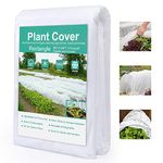 Krucyco Plant Covers Freeze Protection 0.74oz 8FT x 24FT, Plant Blankets for Cold Weather, Plant Row Cover Garden Covers for Winter Frost Protection