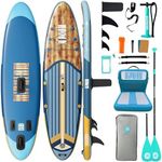 Niphean Inflatable Stand Up Paddle Board with SUP Accessories,Navy Blue