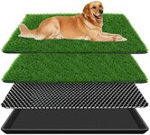 VKMUOI Dog Grass Pad with Tray Dog 