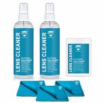 Royal Care Lens Cleaner 100 ML + 100 ML + 20 ML + 3 Cloth Perfect Lens Cleaner for Spectacles, Eyeglasses, Sunglasses, Camera Lenses and Binoculars (Super Advance KIT 250 ML)