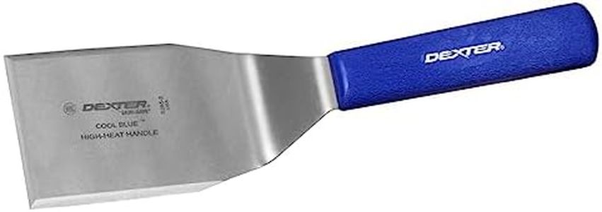 Dexter Outdoors 19713H 4" x 3" Hamburger Turner with High-Heat Handle, Blue