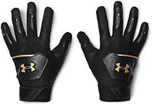 Under Armour Boys' Clean Up 21 Gloves, Black (002)/Graphite, Youth Large