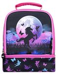 Fringoo - Double Decker Lunch Bag - Unicorn Moon Design - Lunch Bag for Kids - Lunch Bag with Compartment - Unicorns Lunch Bag - Fully Insulated