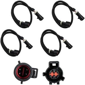 AUTO OCCASION O2 Oxygen Sensor Extension Harness 4Pin with 25.78'' Compatible with 1987-2009 Mustang Fox Body 4 Pack