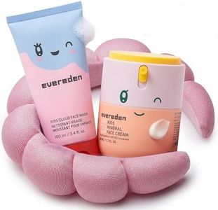 Happy Morning DUO Kids Spa Headband for Girls: Clean & Vegan Skin Care Bundle | Cloud Face Wash + SPF 20 Mineral Face Cream | Non-Toxic | Easy-to-Use Skincare