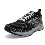 Brooks Women's Levitate 5 Neutral Running Shoe, Black/Grey/White, 8