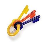 Nylabone Gentle Puppy Dog Teething Chew Toy Keys, Bacon Flavour, Small, for Puppies Up to 11 kg