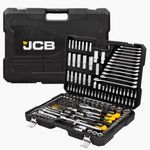 JCB 216 Piece Automotive Socket and Bit Set, Chrome Vanadium Steel | 3 Year Warranty