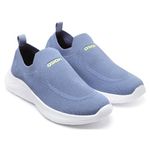 ASIAN Men STORM-13 Casual wear Walking & Running Shoes Without Laces, Lightweight and Comfortable Shoes with Upper Fabric for Men & Boys Slate Blue