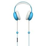 DefenderShield EMF-Free Over-Ear Kids Headphones - Universal Air Tube Wired Crystal Clear Stereo Headset with Microphone & Volume Control - Works with iPhone, Galaxy, iPad & Other Audio Devices