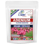 Erwon Adenium Flower Boosterpowder , Premium Essential Powerful Organic Fertilizer For Adenium Plants, With Charged Micro-Organism And ++ Micronutrients (400 Gm)