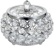 Hipiwe Crystal Jewelry Trinket Box 