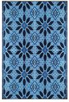 BalajeesUSA Outdoor Patio Rugs clearance- 6'x9' Sky Blue, Black, Grey, camper rug outdoor, outdoor area rug waterproof, plastic straw rug 331