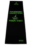 Stag Designer Yoga Mat, 6mm (Black/Green)