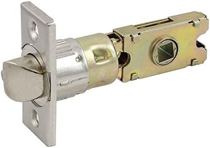 Design House 582189 Universal 6-Way Replacement Square Spindle Entry Latch Satin Nickel