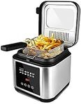 CUSIMAX Deep Fryer with Basket for 