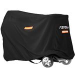 Favoto Waterproof Cover for Mobility Scooter,Heavy Duty 210D Oxford Fabric,Mobility Scooter Cover Waterproof Outdoor,UV Protection for Outside Storage,Windproof Buckle and Elastic Hem 55"x26"x36"