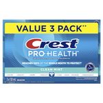 Crest Pro-Health Toothpaste Smooth Formula, Clean Mint, 130 mL (Pack of 3)