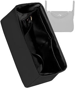 ZYZii Silk Organizer for Lindy Mini/26/30/34,Soft and Gentle Touch Insert,Maintain Bag Natural Shape,Lightweight Inner Bag（Black,Lindy 30）