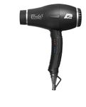 Parlux Ethos Hair Dryer. Lightweight & Fast Drying Ionic Professional Hairdryer with 3 Speed & 3 Temperature Settings. 2300W Digital Motor Dryer with Straightening Concentrator Nozzle. (Black)