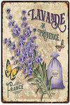 20x30cm Metal Tin Sign,Lavande De Provence Art Plaque Home Wll Decor For Coffee Bar Room Vintage Decor